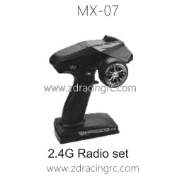 ZD RACING MX07 RC Monster Truck Parts 7595-2.4G Radio Set