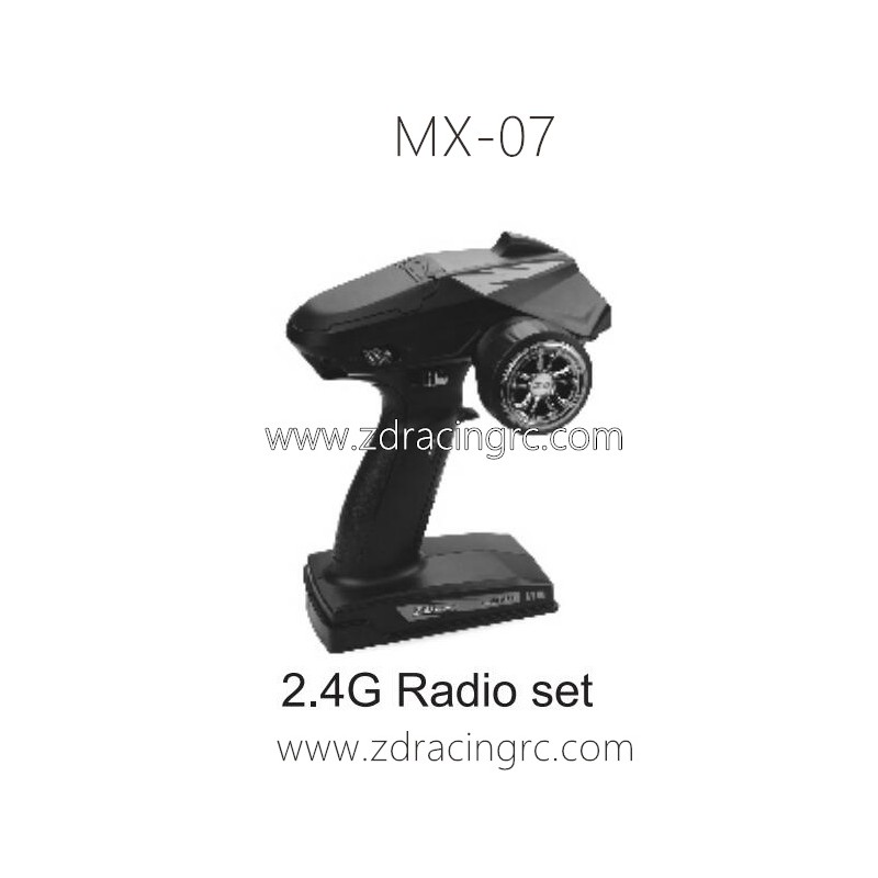 ZD RACING MX07 RC Monster Truck Parts 7595-2.4G Radio Set