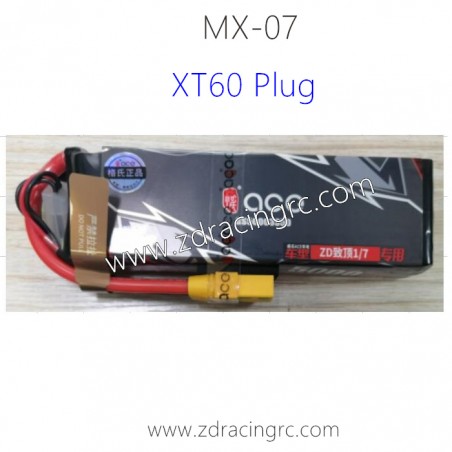 ZD RACING MX07 1/7 Parts 8606-01 11.1V 5000mah Li-po Battery XT60 plug ZD RACING MX07 1/7 Parts 8606-01 11.1V 5000mah Li-po Battery XT60 plug