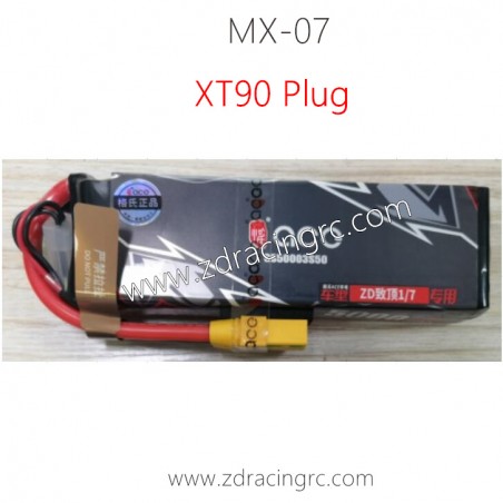 ZD RACING MX07 11.1V 5000mah Li-po Battery XT90 plug 8606-02