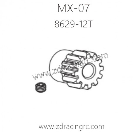 ZD RACING MX07 Motor Gear 12T 8629