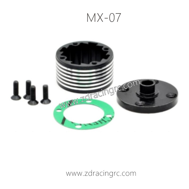 ZD RACING MX07 Parts 8655 Center Differ Case Aluminium CNC