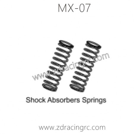 ZD RACING MX07 Parts 8702 Shock Absorbers Springs