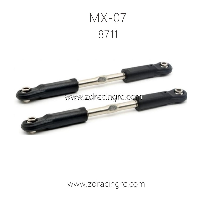 ZD RACING MX07 RC Truck Parts 8711 Front and Rear Upper Tie Rods
