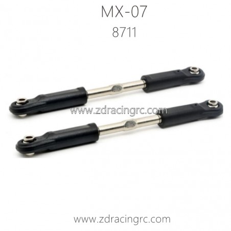 ZD RACING MX07 RC Truck Parts 8711 Front and Rear Upper Tie Rods