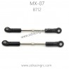 ZD RACING MX07 RC Car Parts 8712 Front Steering Connect Rods