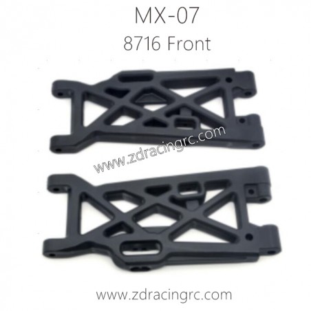 ZD RACING MX07 RC Car Parts 8716 Front and Rear Lower Suspension Arm
