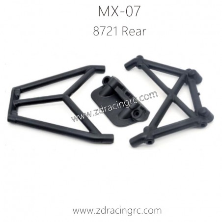 ZD RACING MX07 Parts 8721 Rear Bumper Bracket
