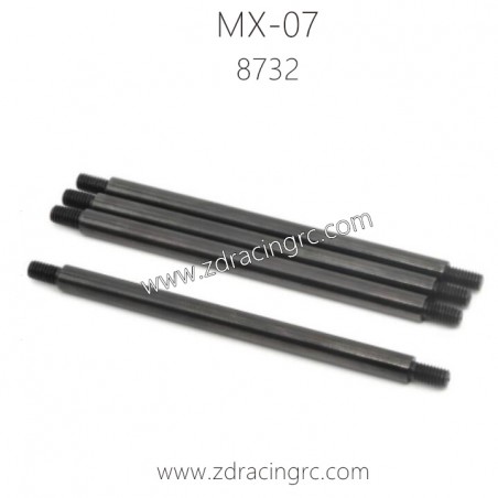 ZD RACING MX07 RC Car Parts 8732 C-Mount and Rear Hub