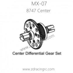 ZD RACING MX07 Parts 8747 Center Differential Gear Set