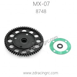 ZD RACING MX07 Parts 8748 Center Diff Spur Gear 55T
