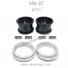 ZD RACING MX07 RC Monster Truck Parts 8751 Wheel Silver