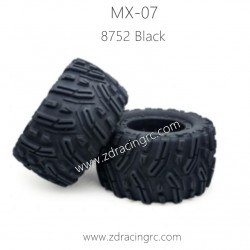 ZD RACING MX07 RC Monster Truck Parts 8752 Wheel and Tire Black