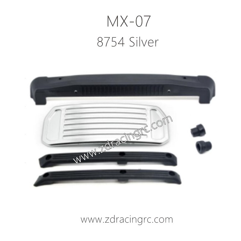 ZD RACING MX07 RC Truck Parts 8754 Protect The Rack Accessories Silver