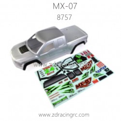 ZD RACING MX07 RC Truck Parts 8757 8758 Car Body