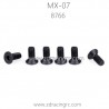 ZD RACING MX07 Brushless RC Car Parts 8766 Flat Head Screws