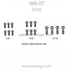 ZD RACING MX07 RC Car Parts 8770 Button Head Screws Set