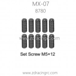 ZD RACING MX07 RC Car Parts 8780 Screw set M5X12