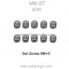 ZD RACING MX07 RC Car Parts 8781 Screw M6X5