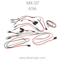 ZD RACING MX07 RC Car Parts 8786 Tail Lights
