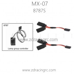 ZD RACING MX07 RC Car Parts 8787S Lamp group controller SET