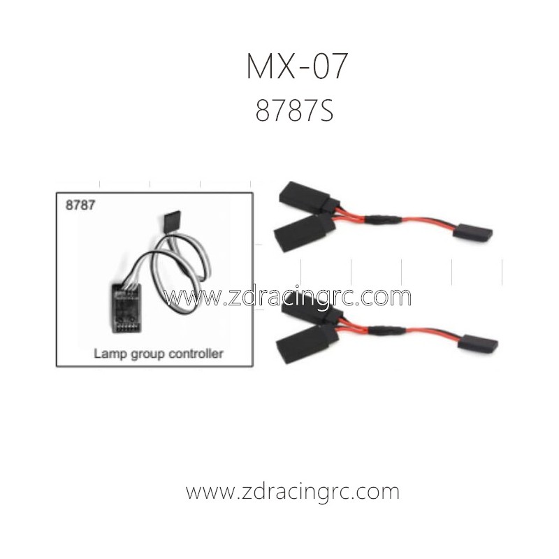 ZD RACING MX07 RC Car Parts 8787S Lamp group controller SET