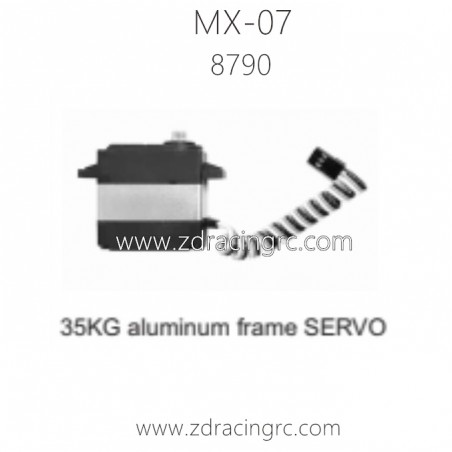 ZD RACING MX07 RC Car Parts 8790 Aluminum Frame Servo