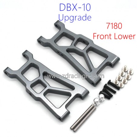 ZD RACING DBX 10 1/10 RC Truck Upgrade 7180 Front Lower Swing Arm Grey