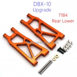 ZD RACING DBX 10 1/10 RC Truck 7184 Upgrade Rear Lower Swing Arm Orange