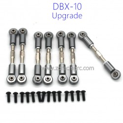ZD RACING DBX 10 1/10 Upgrades Metal Connect Rod Grey