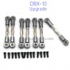 ZD RACING DBX 10 1/10 Upgrades Metal Connect Rod Grey