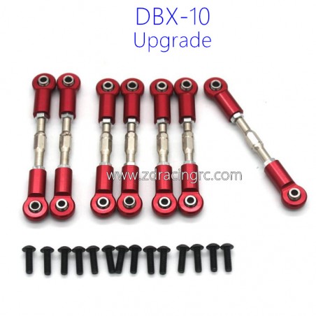 ZD RACING DBX 10 1/10 Upgrades Metal Connect Rod Red ZD RACING DBX 10 1/10 Upgrades Metal Connect Rod Red
