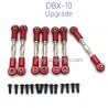 ZD RACING DBX 10 1/10 Upgrades Metal Connect Rod Red
