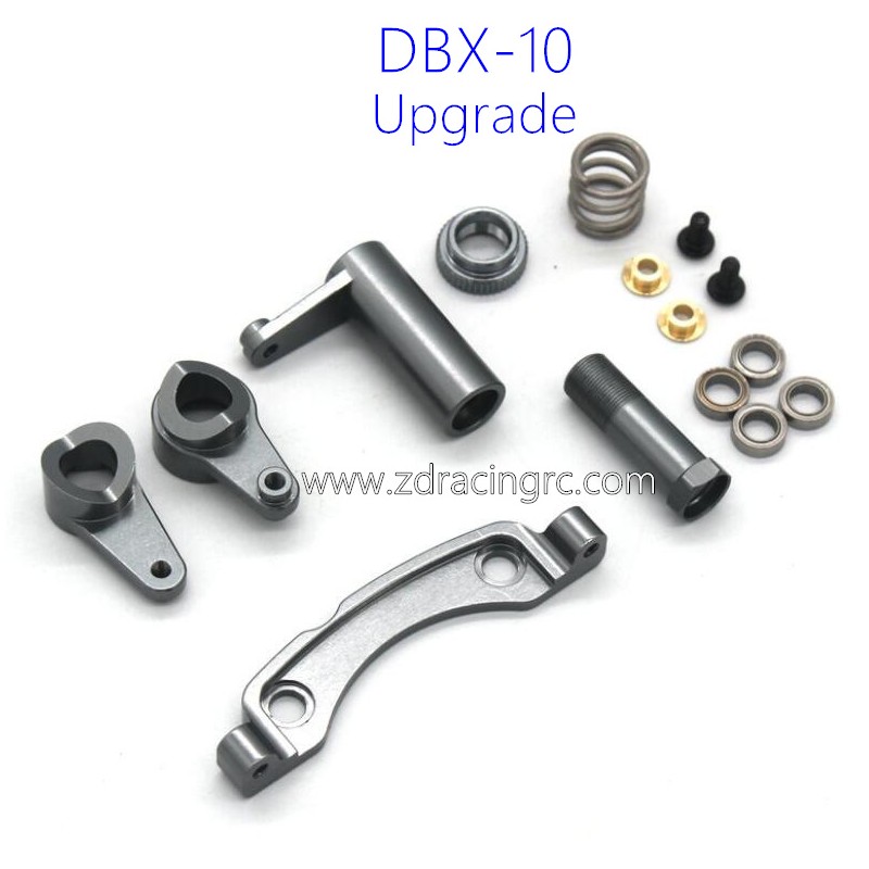 ZD RACING DBX 10 1/10 Upgrades Steering Kit Grey