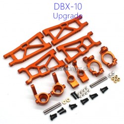 ZD RACING DBX 10 1/10 Upgrades Metal Kit Orange