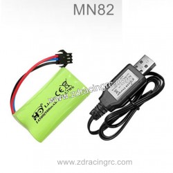 MN MODEL MN82 RC Crawler Parts Battery and Charger, MN-RC MN-82