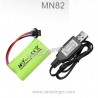 MN MODEL MN82 RC Crawler Parts Battery and Charger, MN-RC MN-82