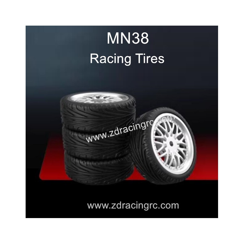 MN MODEL MN38 Parts Racing Tires Assembly
