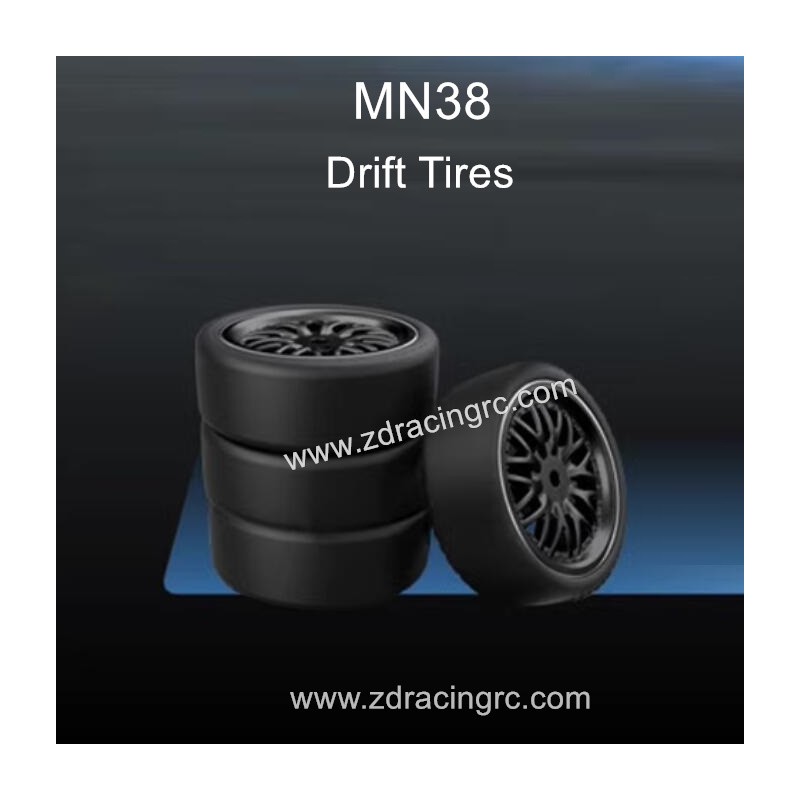 MN MODEL MN38 RC Car Parts Drift Tires Assembly