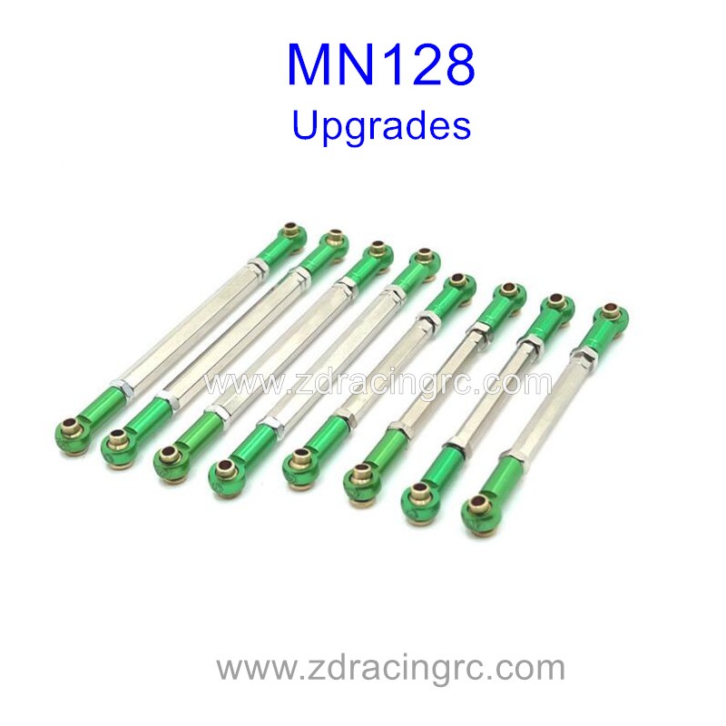 MN MODEL MN128 1/12 Upgrade Parts Connect Rods Red