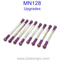 MN MODEL MN128 1/12 Upgrade Parts Connect Rods Purple