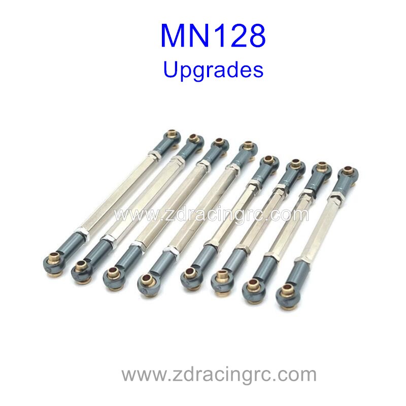 MN MODEL MN128 1/12 Upgrade Parts Connect Rods Titianium