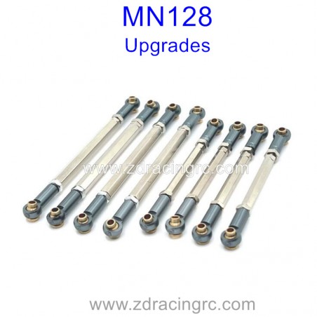 MN MODEL MN128 1/12 Upgrade Parts Connect Rods Titianium MN MODEL MN128 1/12 Upgrade Parts Connect Rods Titianium