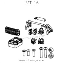 ZD RACING MT-16 RC Car Parts Car shell decoration components 16020