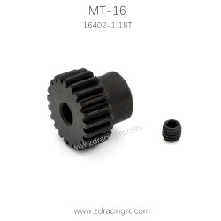 ZD RACING MT-16 1/16 RC Car Parts 48dp 18T Motor Gear 16042-1