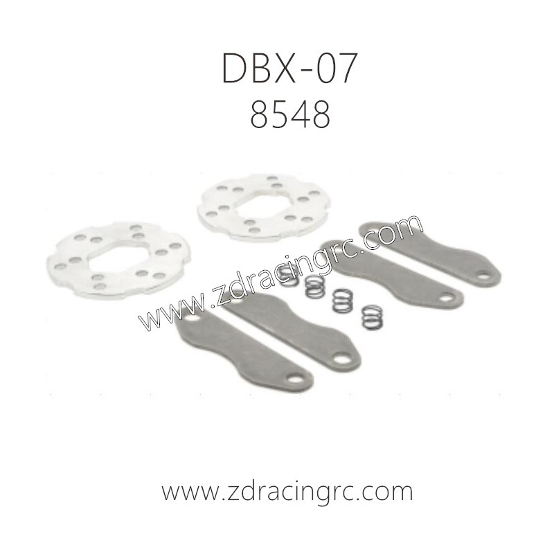 ZD RACING DBX-07 1/7 Parts 8548 Brake Disc and Pad Set