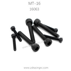 ZD RACING MT-16 Parts M3x18 M2x12 Screws set