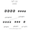 ZD RACING MT-16 RC Truck Parts Bearing Set 16064