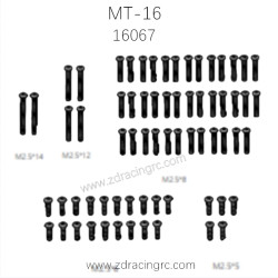 ZD RACING MT-16 RC Truck Parts Pan head Screw 16067