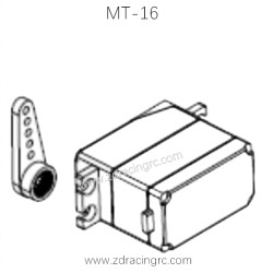 ZD RACING MT-16 RC Truck Parts 20G Fully waterproof metal Gear Servo 16071